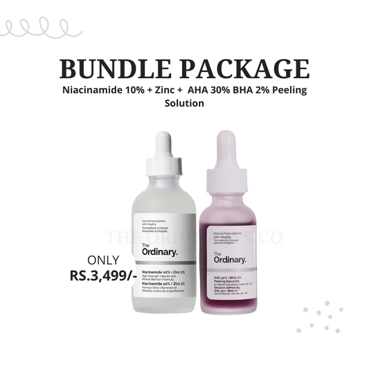 Bundle Package - Niacinamide 10% + Zinc 1% + AHA 30% BHA 2% Peeling Solution