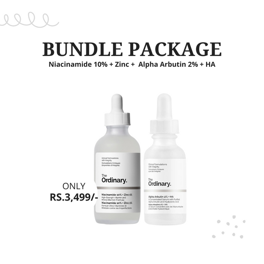 Bundle Package - Niacinamide 10% + Zinc 1% +  Alpha Arbutin 2% + HA