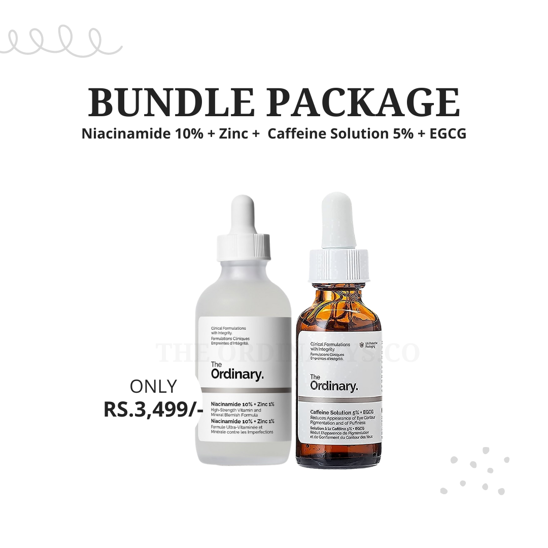 Bundle Package - Niacinamide 10% + Zinc 1% + Caffeine Solution 5% + EGCG