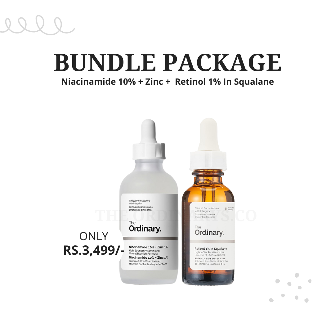 Bundle Package - Niacinamide 10% + Zinc 1% +  Retinol 1% In Squalane