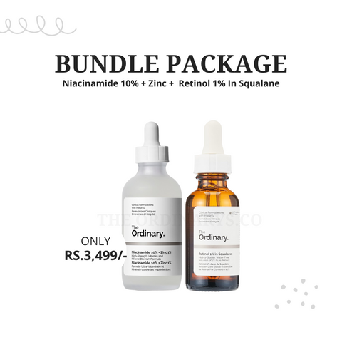 Bundle Package - Niacinamide 10% + Zinc 1% +  Retinol 1% In Squalane