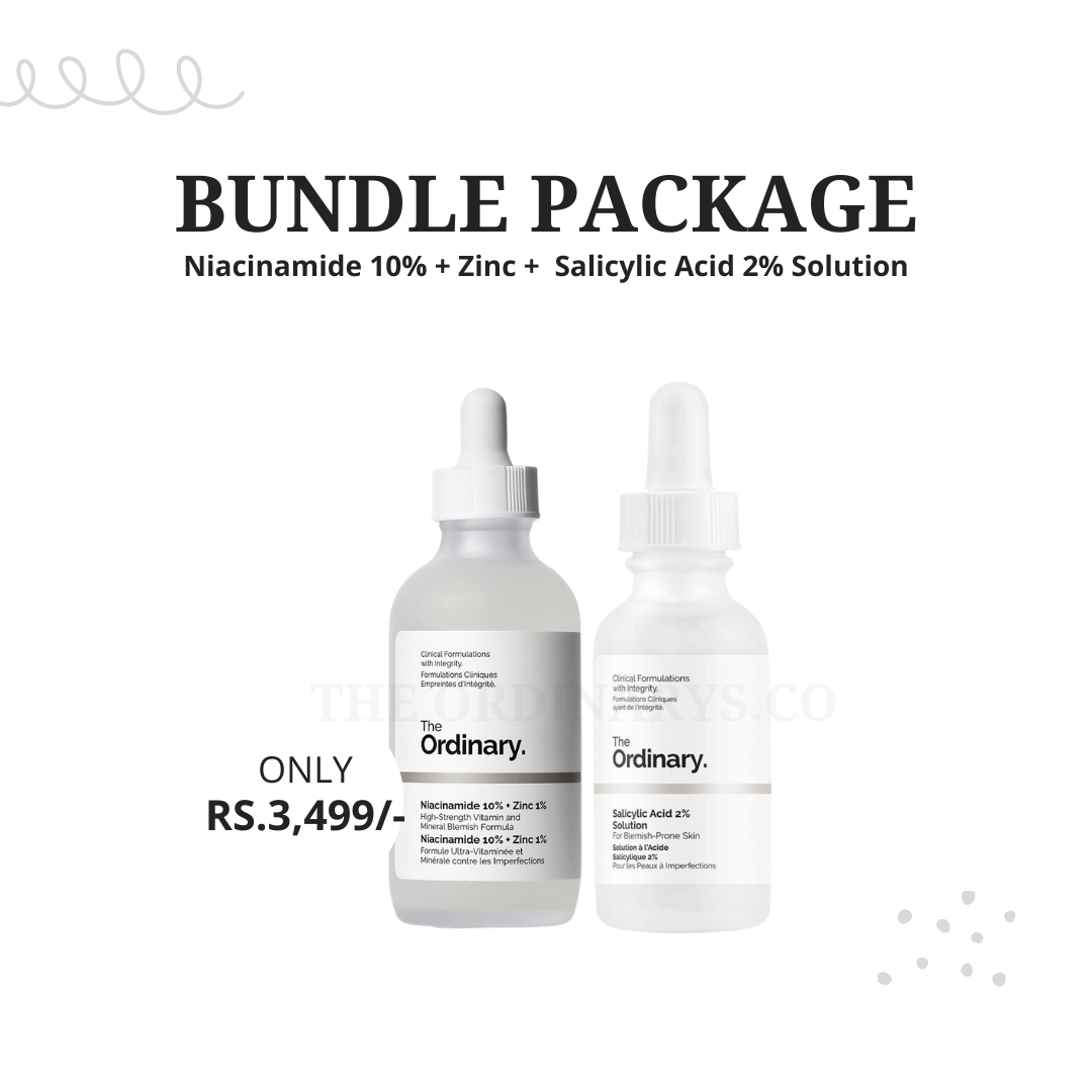 Bundle Package - Niacinamide 10% + Zinc 1% +  Salicylic Acid 2% Solution